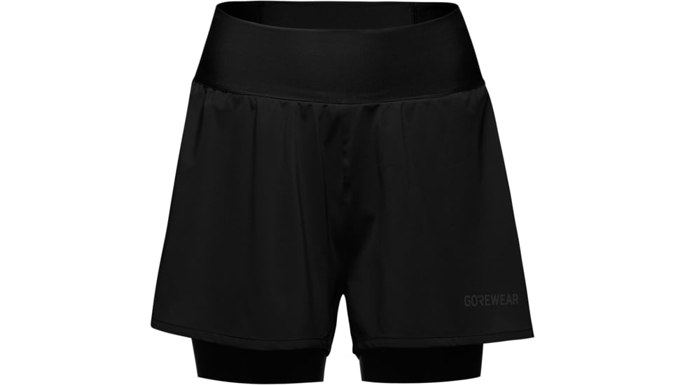 GOREWEAR CONCURVE 3 2in1 Running Shorts Womens in Black XS Regular fit 5B08C46C, 101013-9900-XS