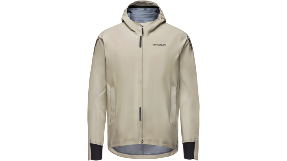 GOREWEAR CONCURVE GORE-TEX LE1 Running Jacket Mens in Tech Beige Large Slim fit Waterproof AE572A7A, 101213-BG00-XL