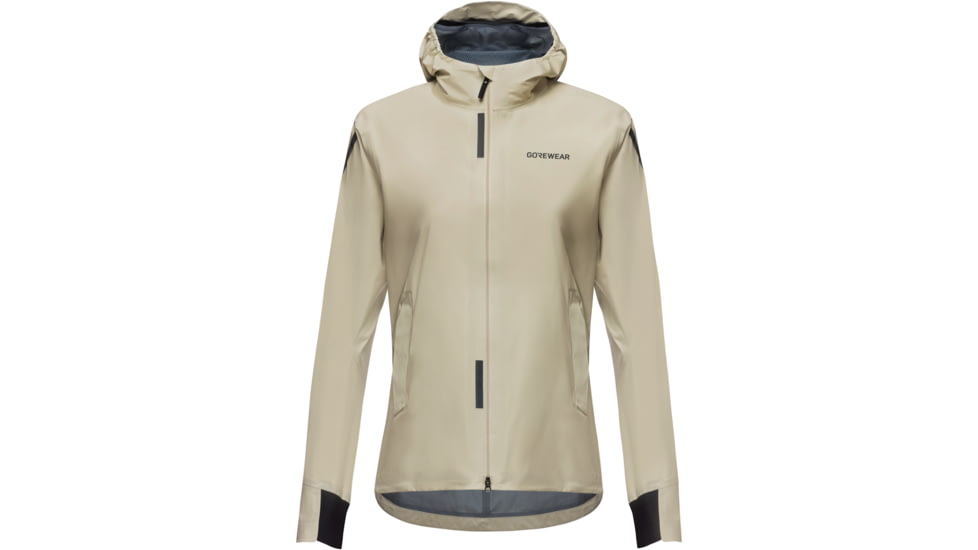GOREWEAR CONCURVE GORE-TEX LE1 Running Jacket Womens in Tech Beige Medium 8-10 Slim fit Waterproof E0859AD6, 101214-BG00-40