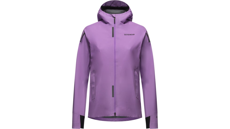 GOREWEAR CONCURVE GORE-TEX LE2 Running Jacket Womens in Scrub Purple XS 0-2 Slim fit Waterproof CC7CCA35, 101216-BX00-36