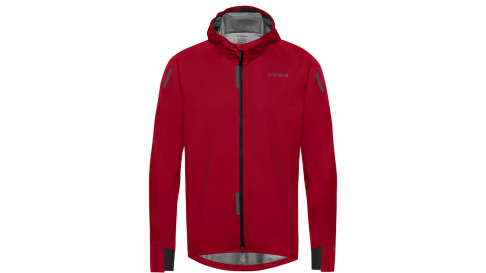GOREWEAR CONCURVE GORE-TEX Running Jacket Mens in Utility Red Medium Slim fit Waterproof A4F4C03F, 101066-DA00-L