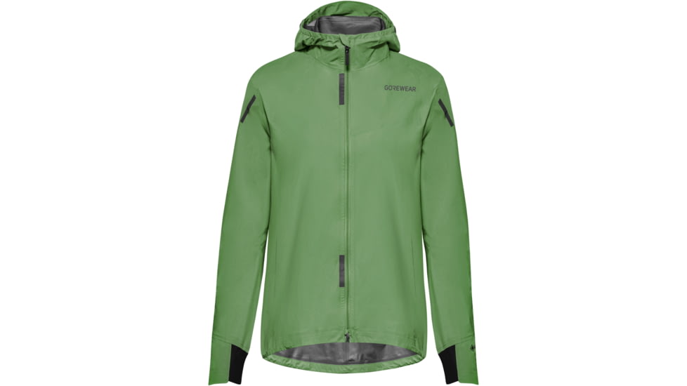 GOREWEAR CONCURVE GORE-TEX Running Jacket Womens in Engine Green XS 0-2 Slim fit Waterproof FB558140, 101067-DB00-36