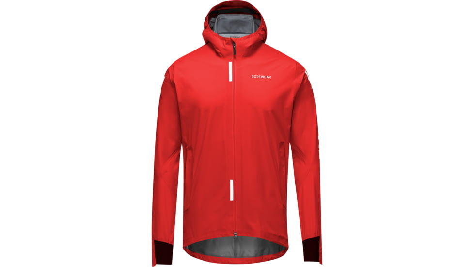 GOREWEAR CONCURVE LE4 GORE-TEX Running Jacket Sleeve Logo Mens in Lab Red 2XL Slim fit Waterproof B7823A2A, 101242-DC00-XXXL