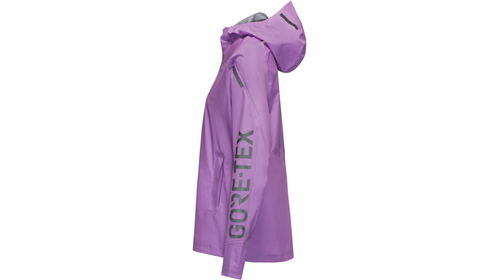 GOREWEAR CONCURVE LE4 GORE-TEX Running Jacket Sleeve Logo Womens in Scrub Purple XL Slim fit Waterproof DF87633F, 101241-BX00-XL