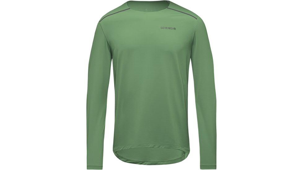 GOREWEAR Contest 2.0 Long Sleeve Tee Mens in Engine Green Large Slim fit 20D26964, 101076-DB00-XL