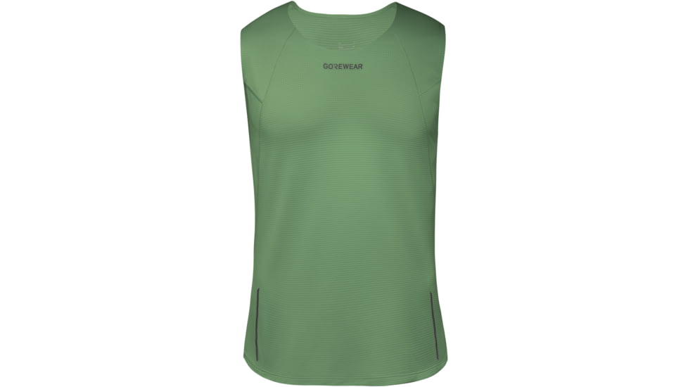 GOREWEAR Contest 2.0 Running Singlet Mens in Engine Green XS Slim fit 0C29CAD5, 101074-DB00-S