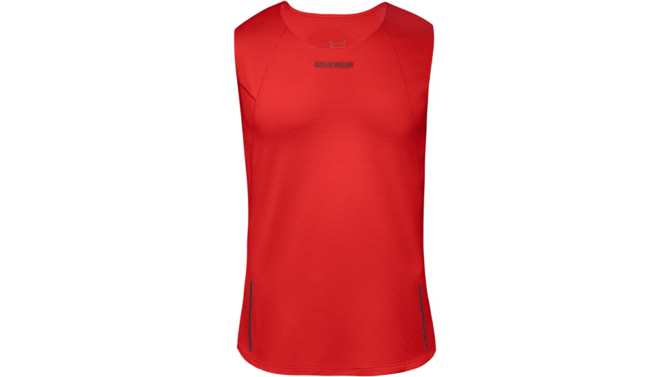 GOREWEAR Contest 2.0 Running Singlet Mens in Lab Red Large Slim fit 2396819F, 101074-DC00-XL