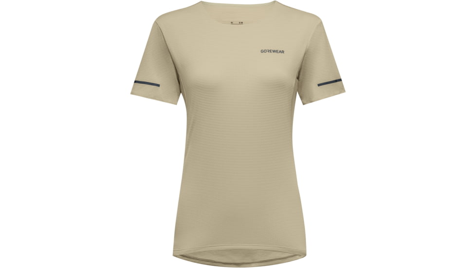 GOREWEAR Contest 2.0 Tee Womens in Tech Beige Medium 8-10 Slim fit 3AB6A30A, 101072-BG00-40