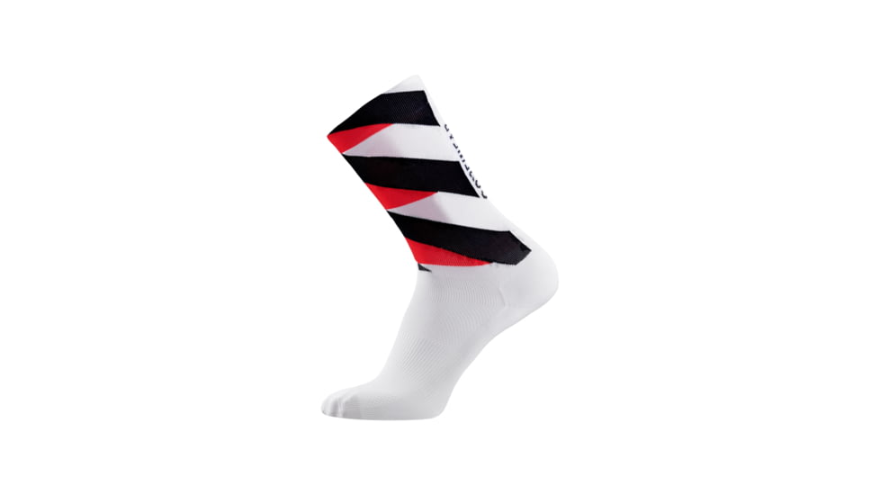 GOREWEAR Essential Signal Socks in White/Lab Red 3.5-5 Form fit C4E59AB9, 100983-01DC-S