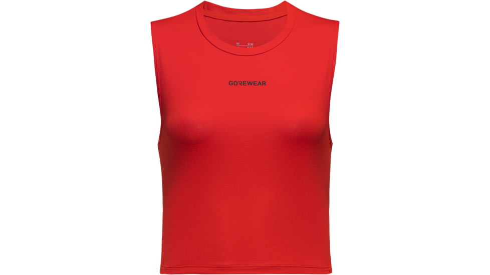 GOREWEAR Everyday Crop Top Womens in Lab Red Large 12-14 Regular fit D6340E94, 101164-DC00-42