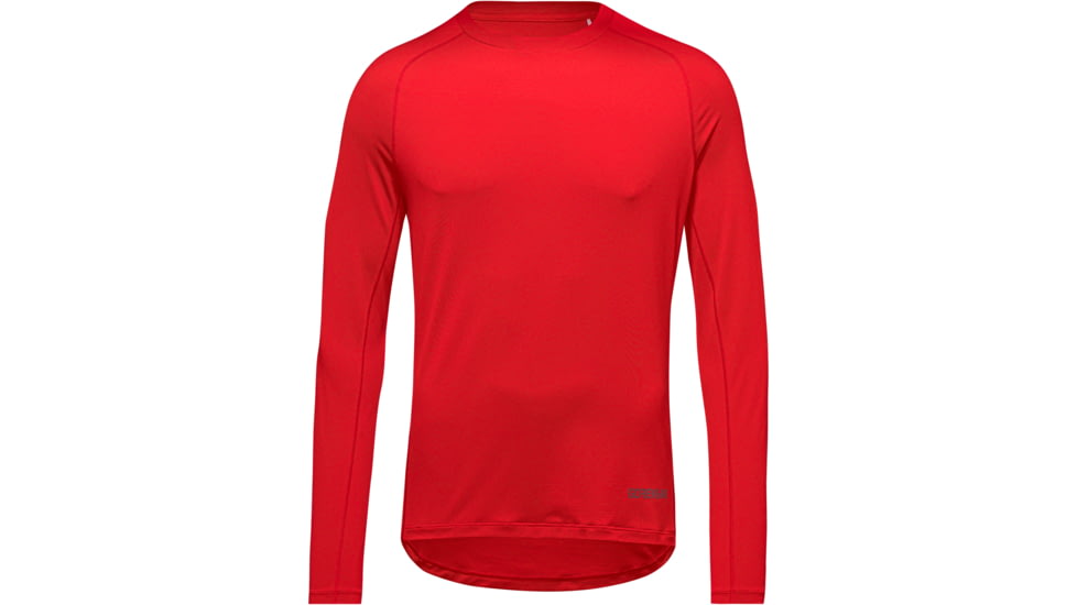 GOREWEAR Everyday Long Sleeve Running Shirt Mens in Lab Red Large Regular fit 8C4A5031, 101022-DC00-XL