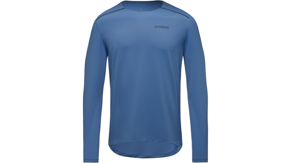 Gorewear GOREWEAR Contest 2.0 Long Sleeve Tee Mens in Cargo Blue Large Slim fit, 101076-CA00-XL