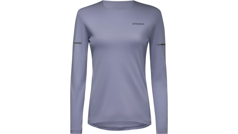 Gorewear GOREWEAR Contest 2.0 Long Sleeve Tee Womens in Amethyst Grey Large 12-14 Slim fit, 101073-DF00-42