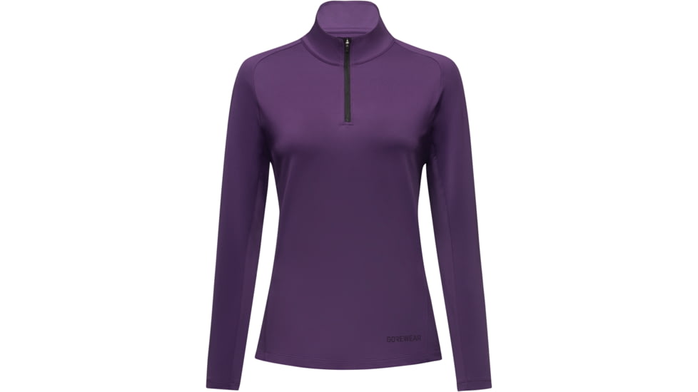 Gorewear GOREWEAR Everyday Mid 1/4 Zip Womens in Purple Indigo Small 4-6 Regular fit Moisture Wicking, 101094-DE00-38