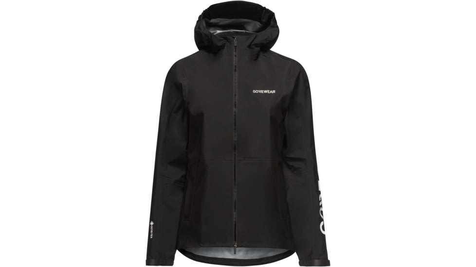 Gorewear GOREWEAR LUPRA 2.0 GORE-TEX LE1 Hooded Cycling Jacket Womens in Black Medium Regular fit Waterproof, 101243-9900-M