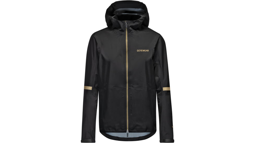 Gorewear GOREWEAR LUPRA 2.0 GORE-TEX LE2 Hooded Cycling Jacket Womens in Black Small Regular fit Waterproof, 101208-9900-S