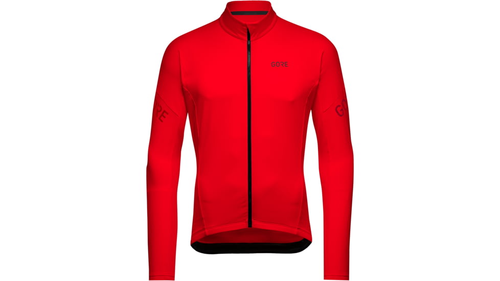 Gorewear GOREWEAR Mens C3 Thermo Cycling Jersey in Lab Red Large Slim fit, 100647-DC00-XL