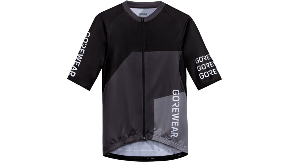 Gorewear GOREWEAR SPINSHIFT Colorblock Cycling Jersey Mens in Black Medium Form fit, 101329-9900-L