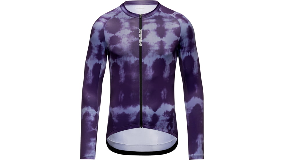 Gorewear GOREWEAR SPINSHIFT Long Sleeve Cycling Jersey Mens in Amethyst Grey/Purple Indigo Small Form fit, 101078-DFDE-M
