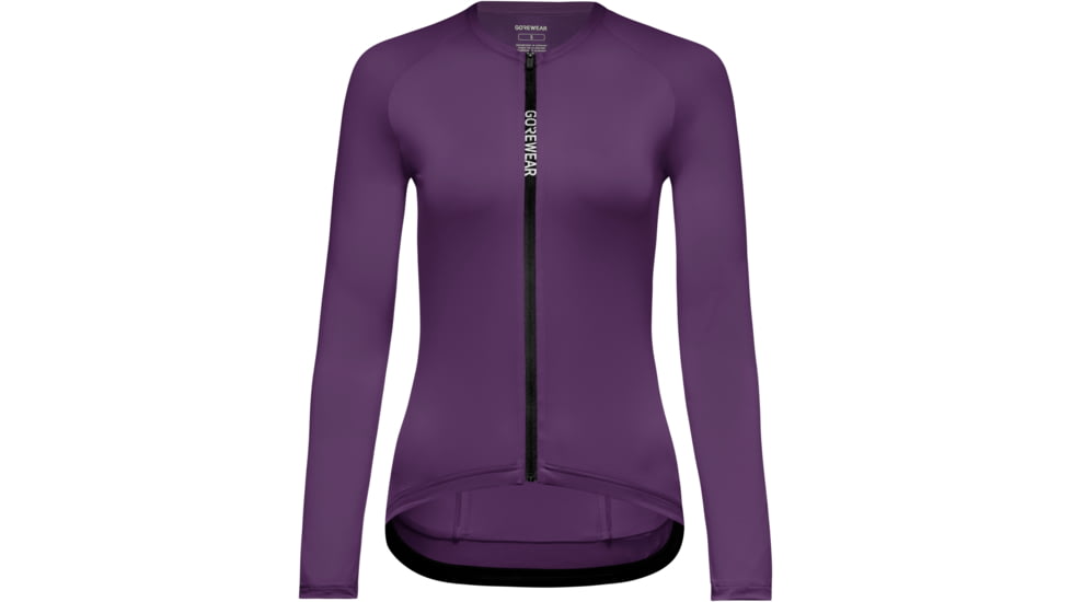 Gorewear GOREWEAR SPINSHIFT Long Sleeve Cycling Jersey Womens in Purple Indigo Small 4-6 Form fit, 101077-DE00-38