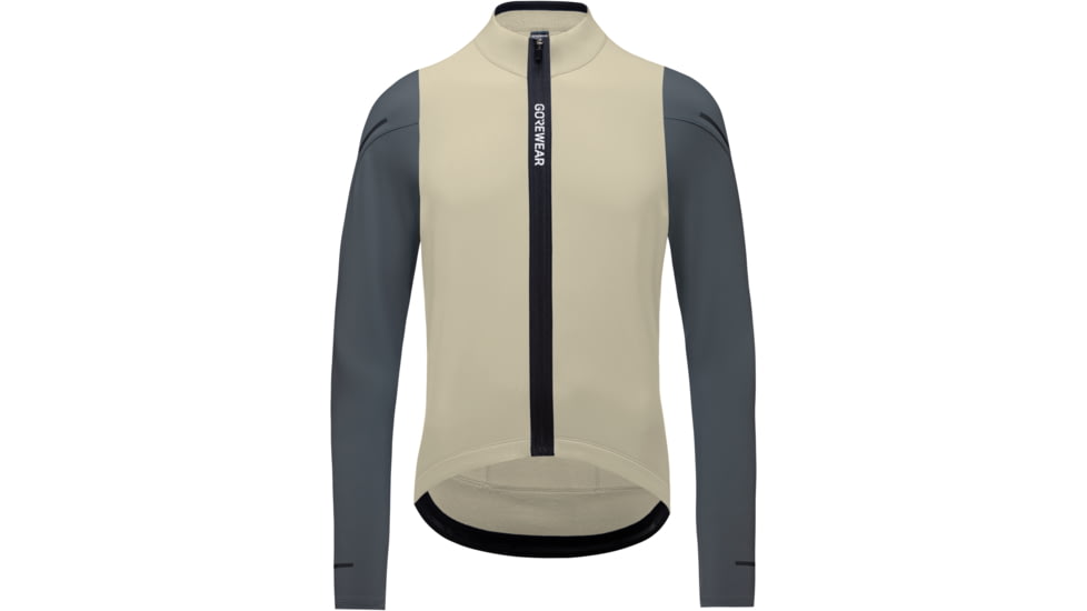 Gorewear GOREWEAR SPINSHIFT Thermo Long Sleeve Cycling Jersey Mens in Tech Beige/Lab Graphite Large Form fit, 101086-BGBZ-L