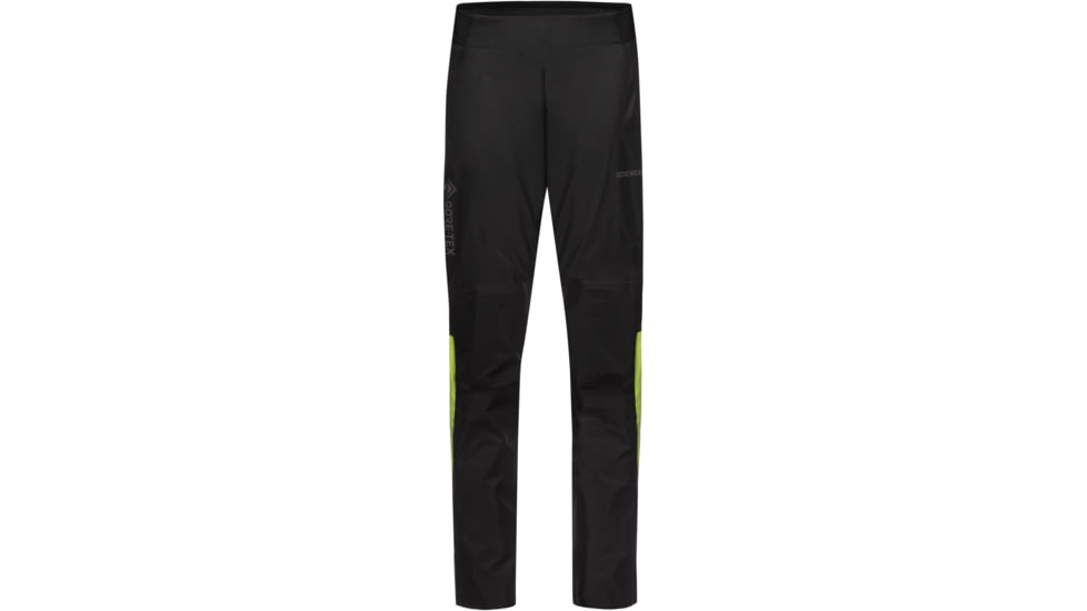 GOREWEAR LUPRA GORE-TEXR Cycling Pants Mens in Black/Neon Yellow 2XL Regular fit Waterproof 51C89C21, 101106-9908-XXL