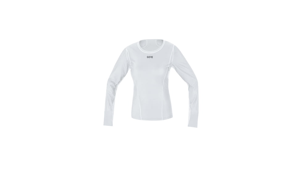 GOREWEAR M WINDSTOPPERR Base Layer Long Sleeve Shirt Womens in Black XL 16-18 Slim fit D8CEDDEE, 100320-9900-44