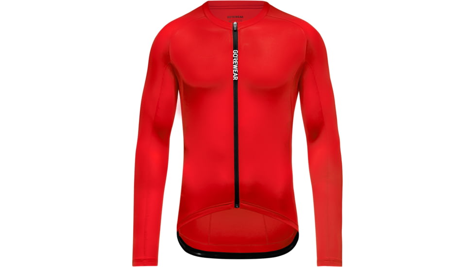 GOREWEAR SPINSHIFT Long Sleeve Cycling Jersey Mens in Lab Red Medium Form fit ED9B5356, 101078-DC00-L