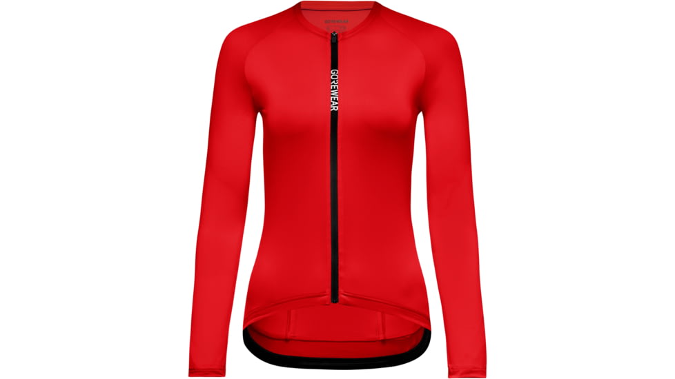 GOREWEAR SPINSHIFT Long Sleeve Cycling Jersey Womens in Lab Red Large 12-14 Form fit 42F0F2FF, 101077-DC00-42