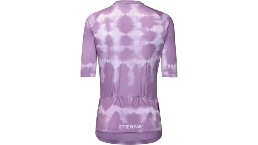 GOREWEAR SPINSHIFT Shibori Cycling Jersey Womens in Scrub Purple/White XL Form fit C4DF6FDA, 101224-BX01-XL