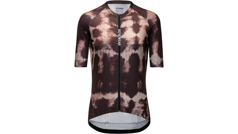 GOREWEAR SPINSHIFT Shibori Cycling Jersey Womens in Utility Brown/Tech Beige Large Form fit DC55721E, 101224-BUBG-42