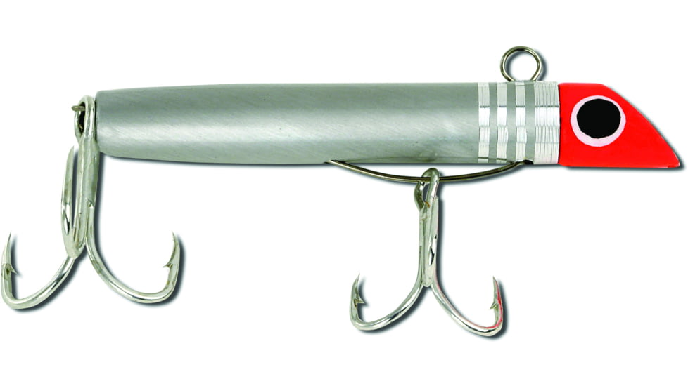 GOT-CHA 300 Series Plug, 2 1/2in #2 &amp; #4 Hooks, 7/8oz, Red Chrome, G301