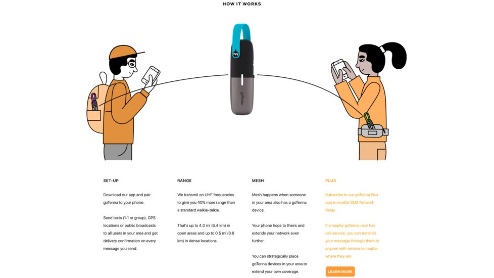 goTenna Mesh, Off Grid Networking Device, Blue/Green , 900-00102