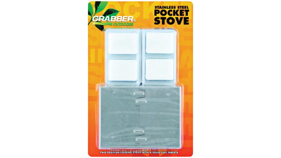 Grabber Pocket Ss Stove W/fuel 7913SSPS
