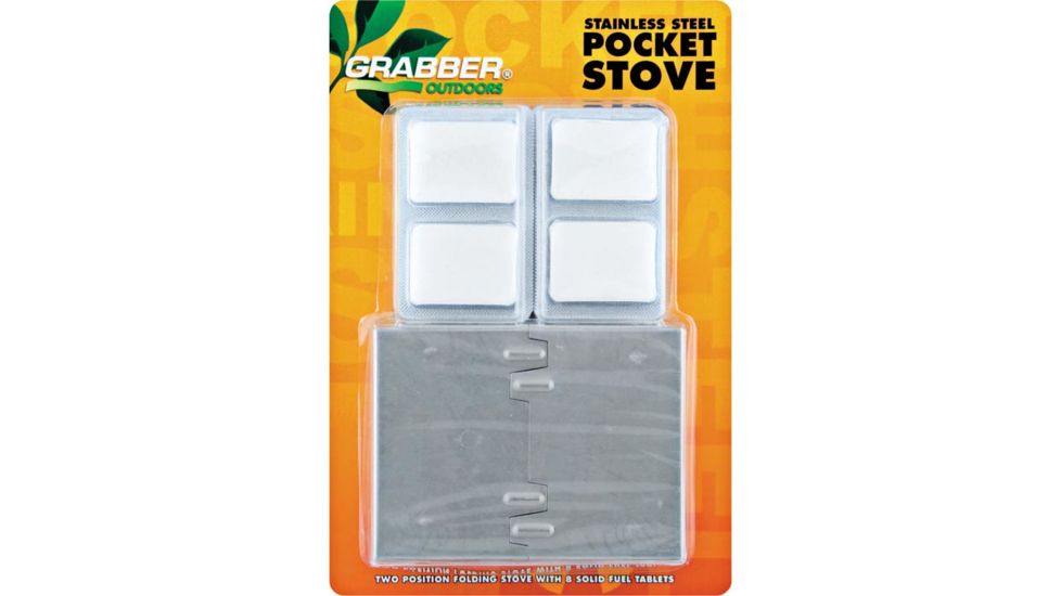 Grabber Pocket Ss Stove W/fuel 7913SSPS