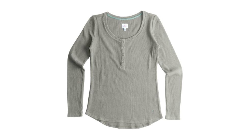 Gramicci Ellie Thermal Henly Shirt - Womens-Heather-Large