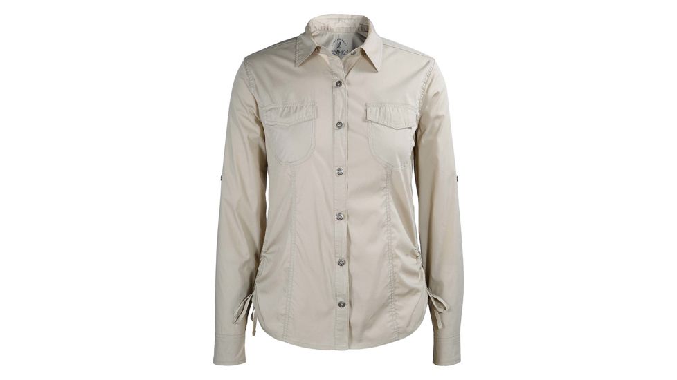 Gramicci No-Squito Long Sleeve Shirt - Women's-True Khaki-Medium
