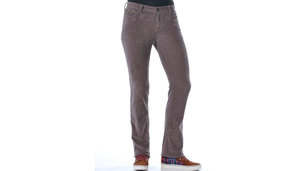 Gramicci Violet Stretch Corduroy Pant - Women's-Mineral Grey-Regular Inseam-4