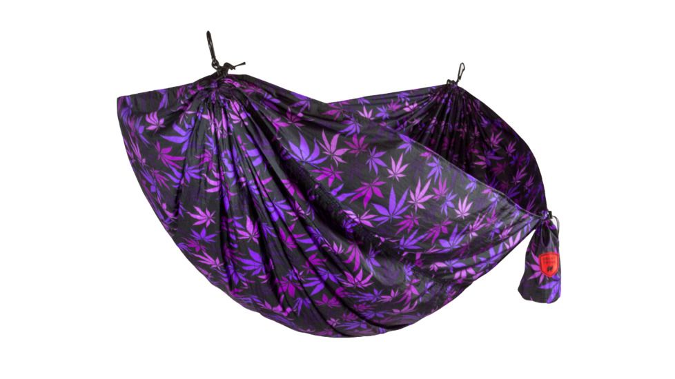 Grand Trunk Hemp Series Nylon Double Hammock, Hemp/Purple Haze DH-HEMP-PH