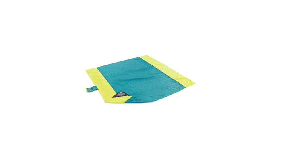 Grand Trunk Parasheet Beach &amp; Picnic Blanket -Teal/Yellow