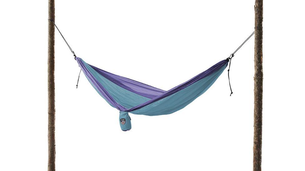Grand Trunk Single Parachute Nylon Hammock-Blue/Purple