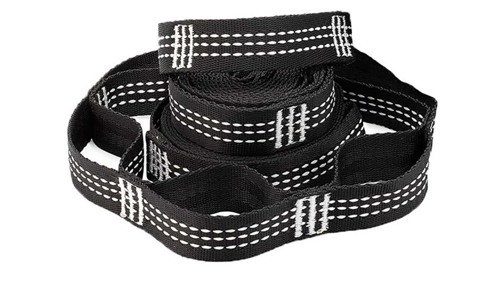 Grand Trunk Travel Hammock Strap, Black/White, TTH-Stap-01