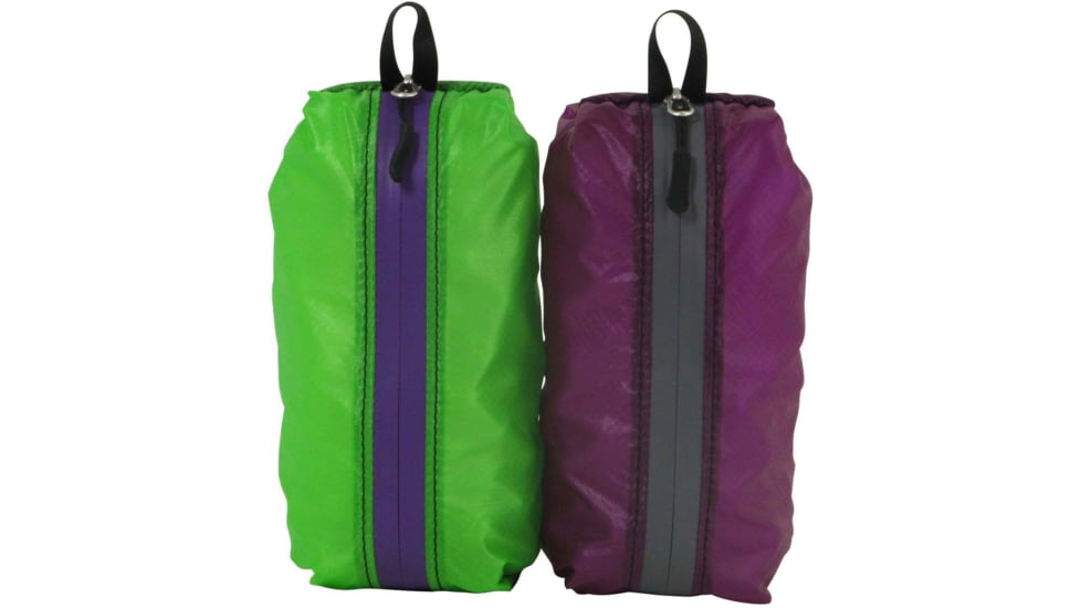 Granite Gear Air ZippDitty 2-Pack, Purple/Gray &amp; Green/Purple, 1.7L, 21854-PC