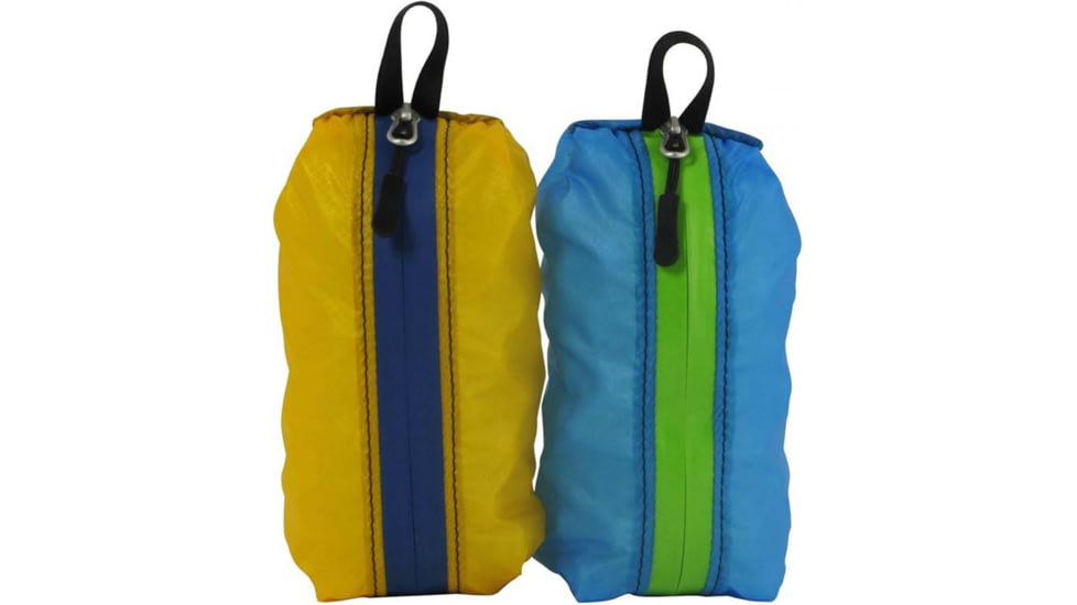 Granite Gear Air ZippDitty 2-Pack, Yellow/Blue &amp; Blue/Green, 1L, 21853-PC