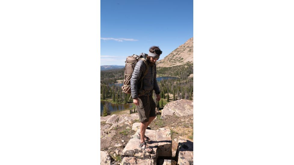 Granite Gear Blaze 60 Backpack - Mens, Clay/Brown Gingham/Walleye, Short, 5000025-7007