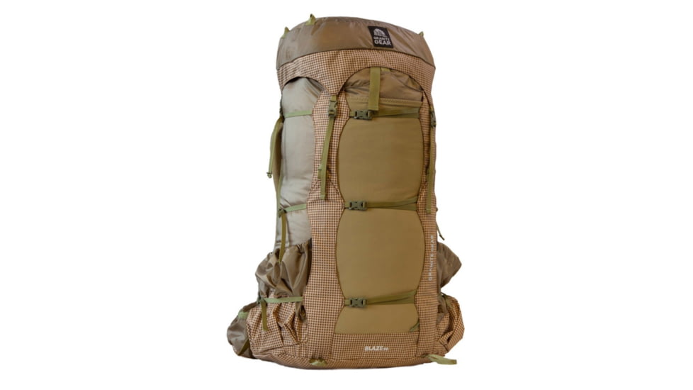 Granite Gear Blaze 60 Backpack - Mens, Clay/Brown Gingham/Walleye, Short, 5000025-7007