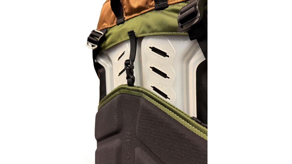 Granite Gear Blaze 60L Eco Backpack, Long Torso, Burbon/Pine, 60L, 52027-7005-PC