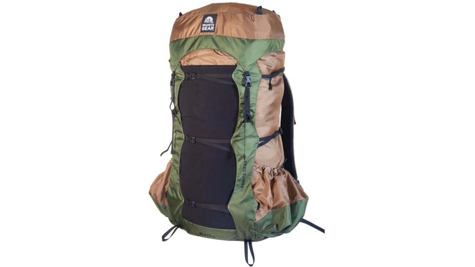 Granite Gear Blaze 60L Eco Backpack, Long Torso, Burbon/Pine, 60L, 52027-7005-PC