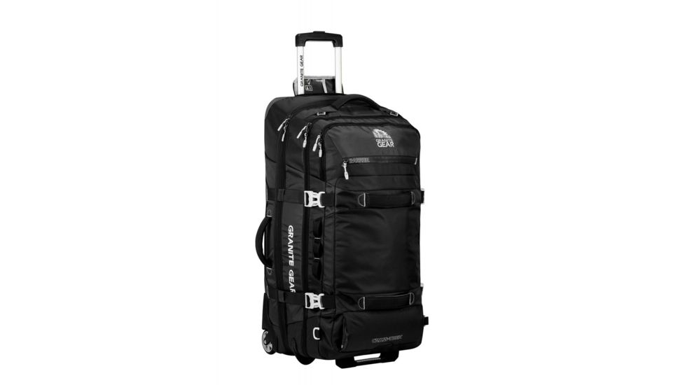 Granite Gear Cross Trek 32 Wheeled Duffel-Black/Chromium