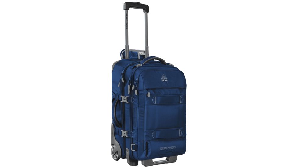 Granite Gear Cross Trek2 22 Carry-On Wheeled Duffel-Midnight Blue/Flint